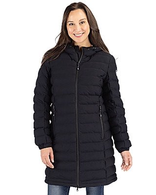 Cutter & Buck® Women's Mission Ridge Repreve Eco Insulated Long Puffer Jacket Product Image