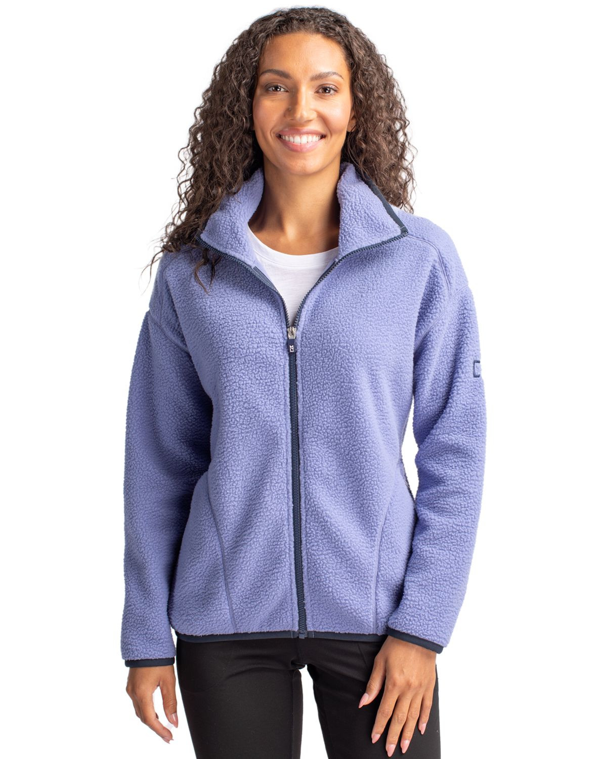 Cutter & Buck® Women's Cascade Eco Fleece Full Zip Jacket Product Image