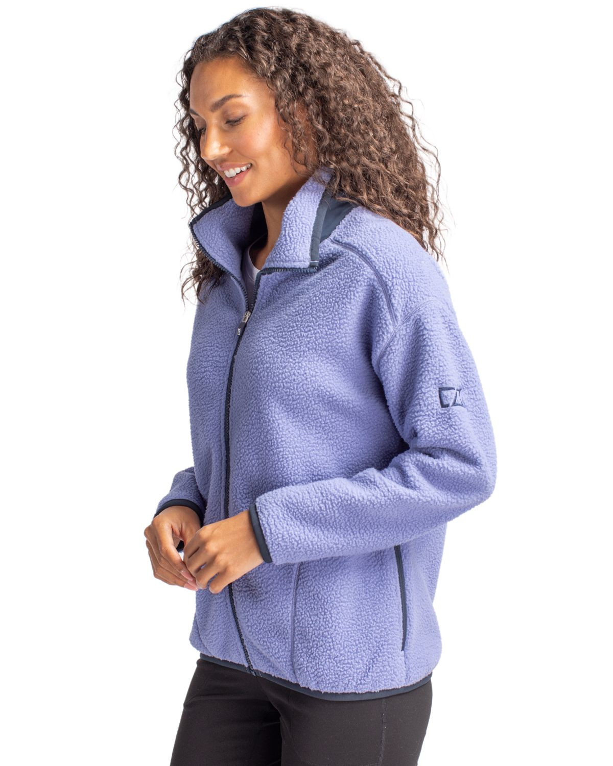 Cutter & Buck® Women's Cascade Eco Fleece Full Zip Jacket Product Image