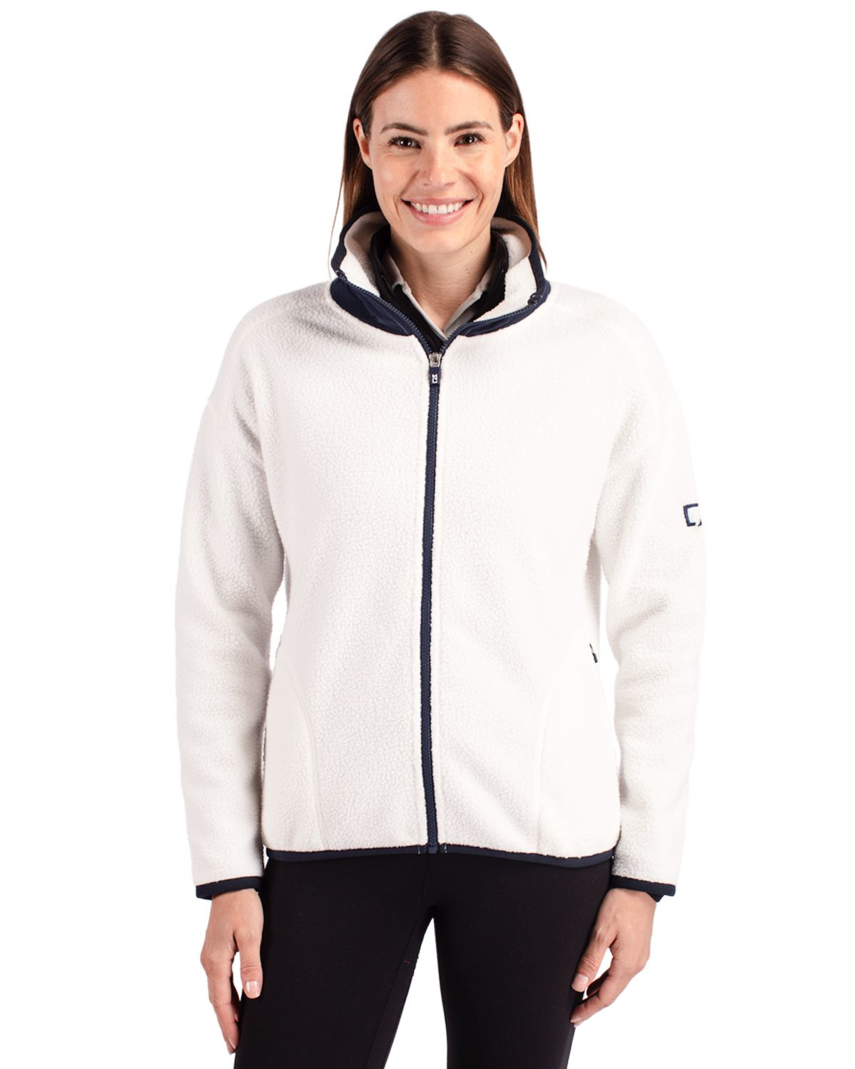 Cutter & Buck® Women's Cascade Eco Fleece Full Zip Jacket Product Image
