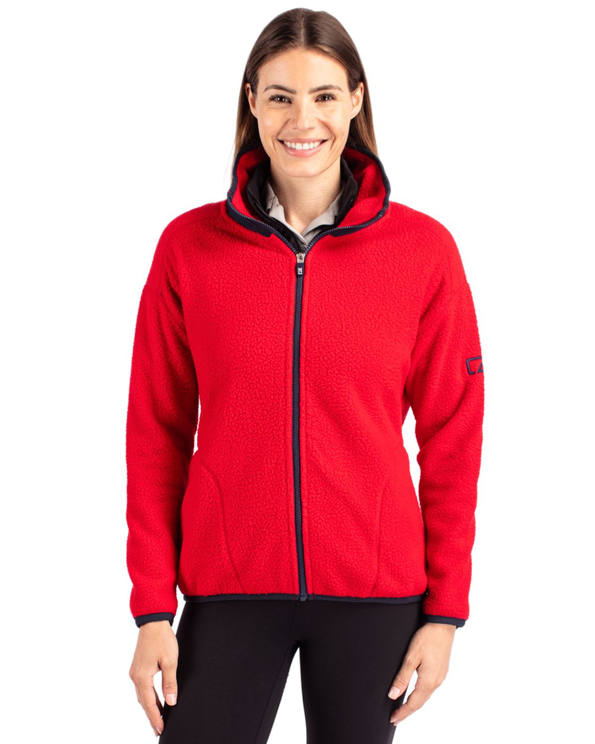 Cutter & Buck® Women's Cascade Eco Fleece Full Zip Jacket Product Image