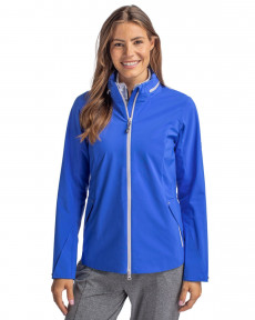 Cutter & Buck® Women's Vapor Water Repellent Stretch Full Zip Rain Jacket Product Image