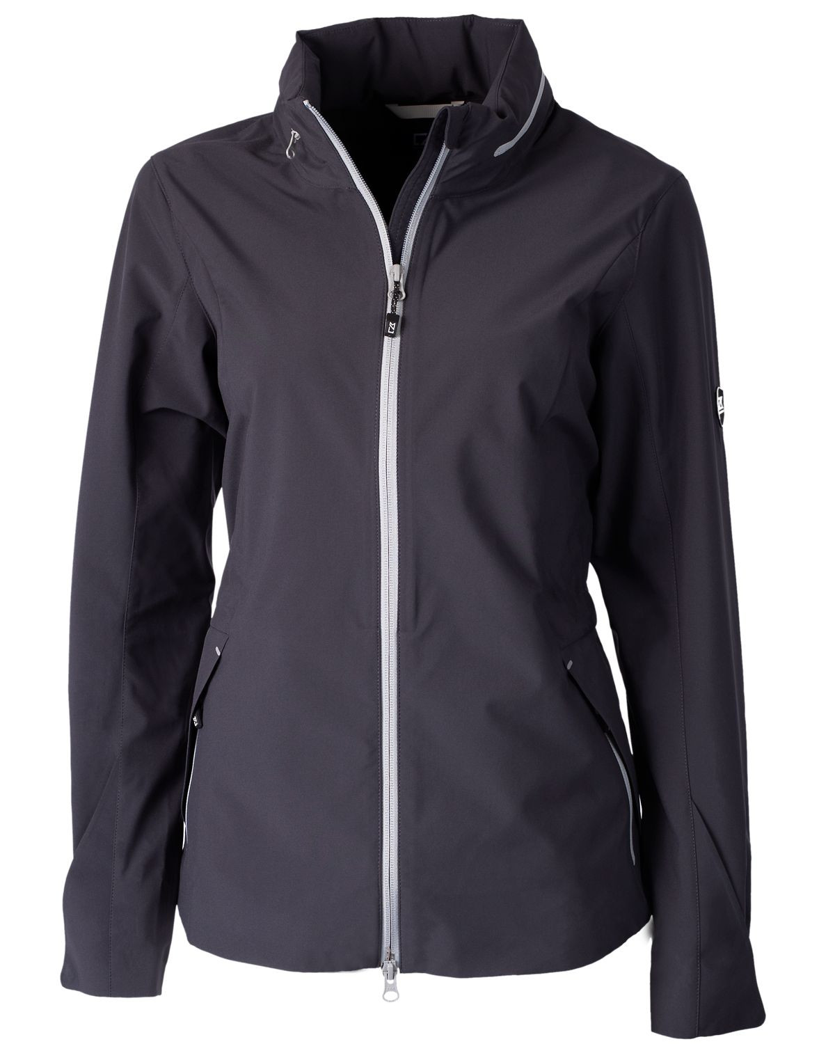 Cutter & Buck® Women's Vapor Water Repellent Stretch Full Zip Rain Jacket Product Image