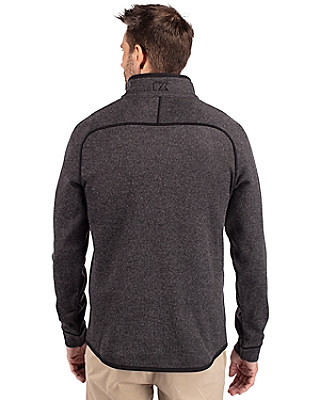 Cutter & Buck® Men's Mainsail Sweater-Knit Half Zip Pullover Jacket Product Image
