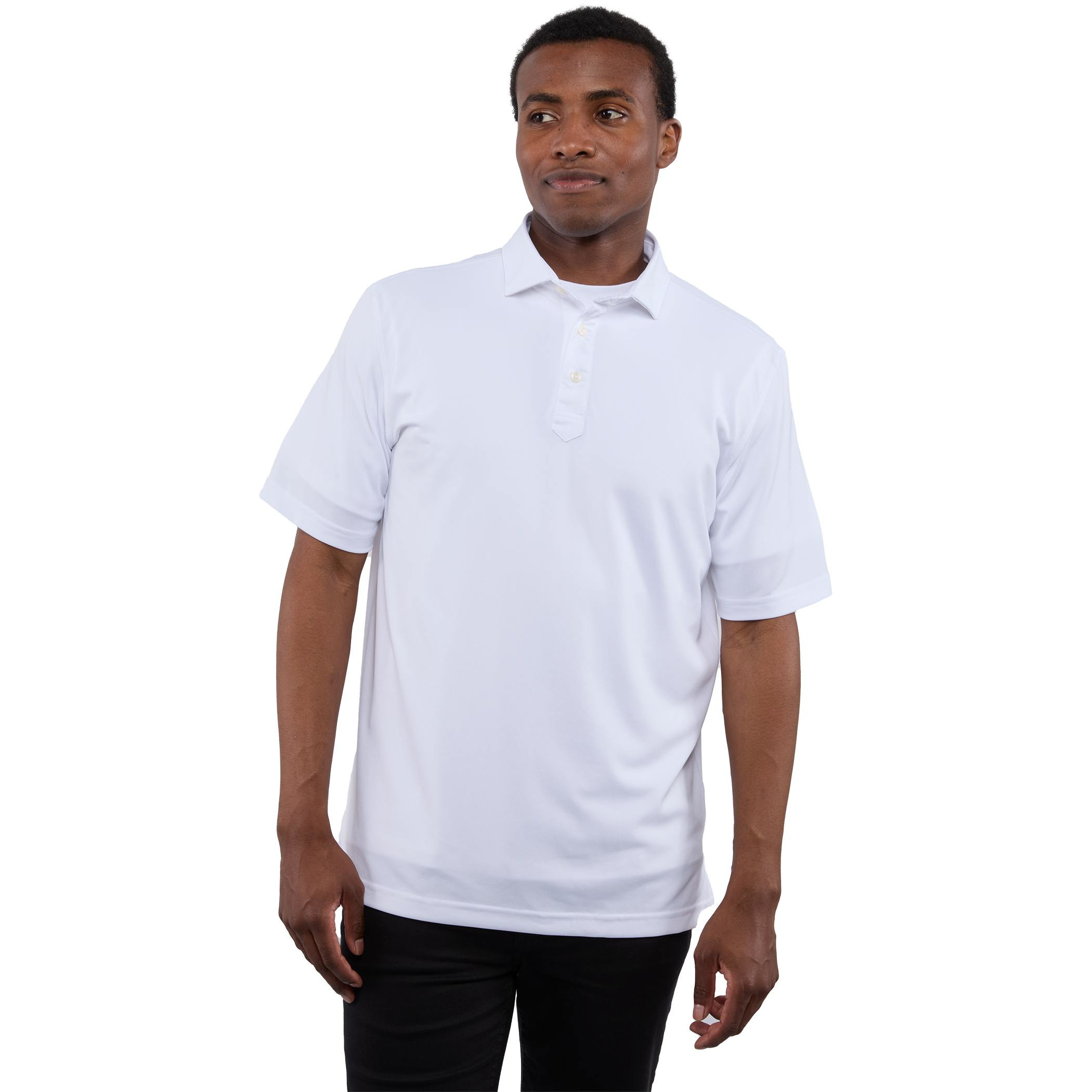 STITCH® Men's Solid Short Sleeve Pique Polo Product Image