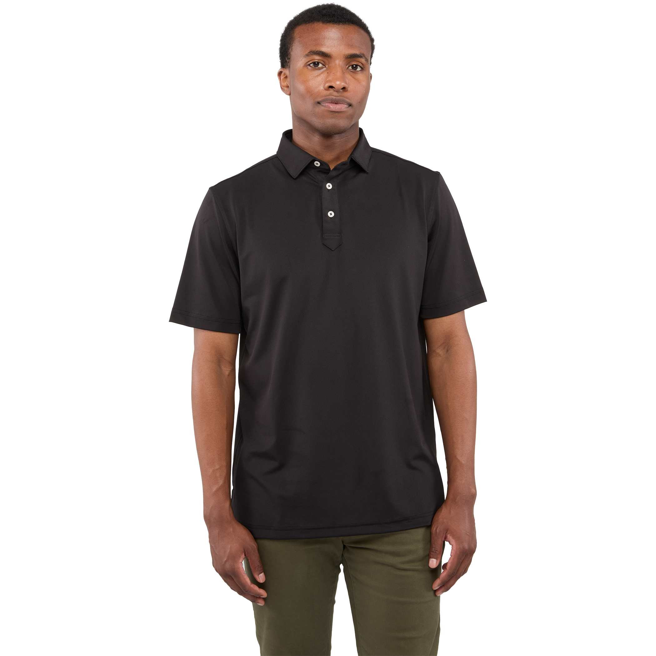 STITCH® Men's Solid Short Sleeve Pique Polo Product Image