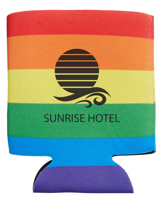 b.free Pride Rainbow Folding Can Cooler Sleeve Product Image