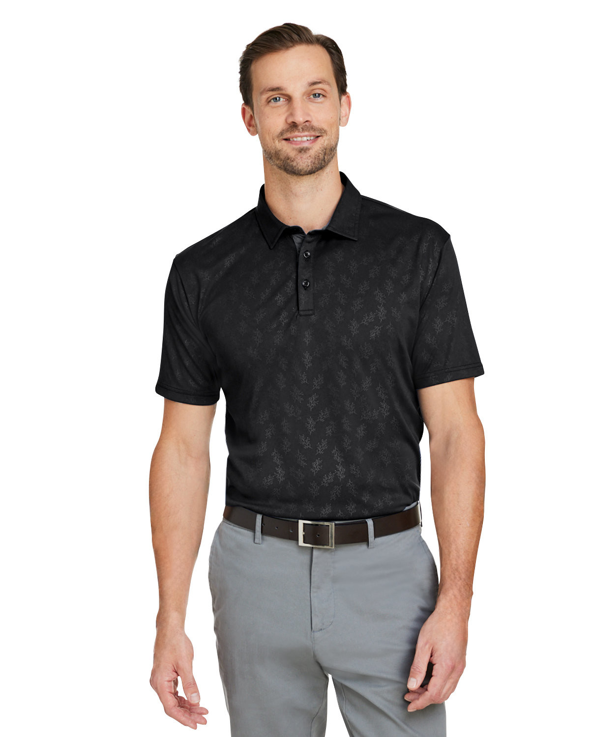 Swannies Golf Men's Barrett Embossed Polo Product Image