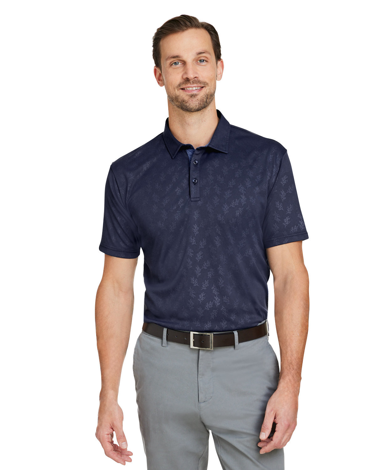 Swannies Golf Men's Barrett Embossed Polo Product Image