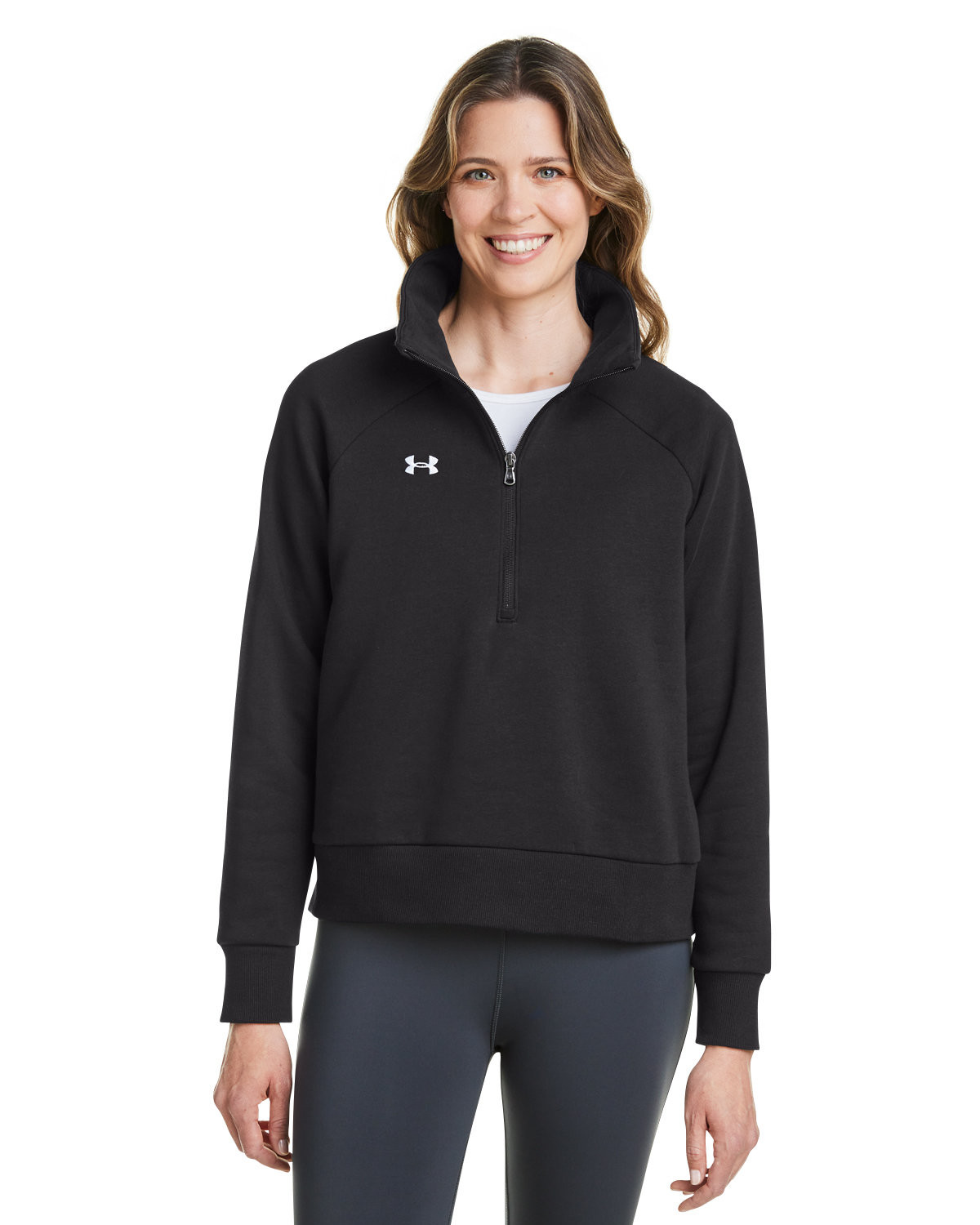 Under Armour Women's Rival Fleece Quarter-Zip Product Image