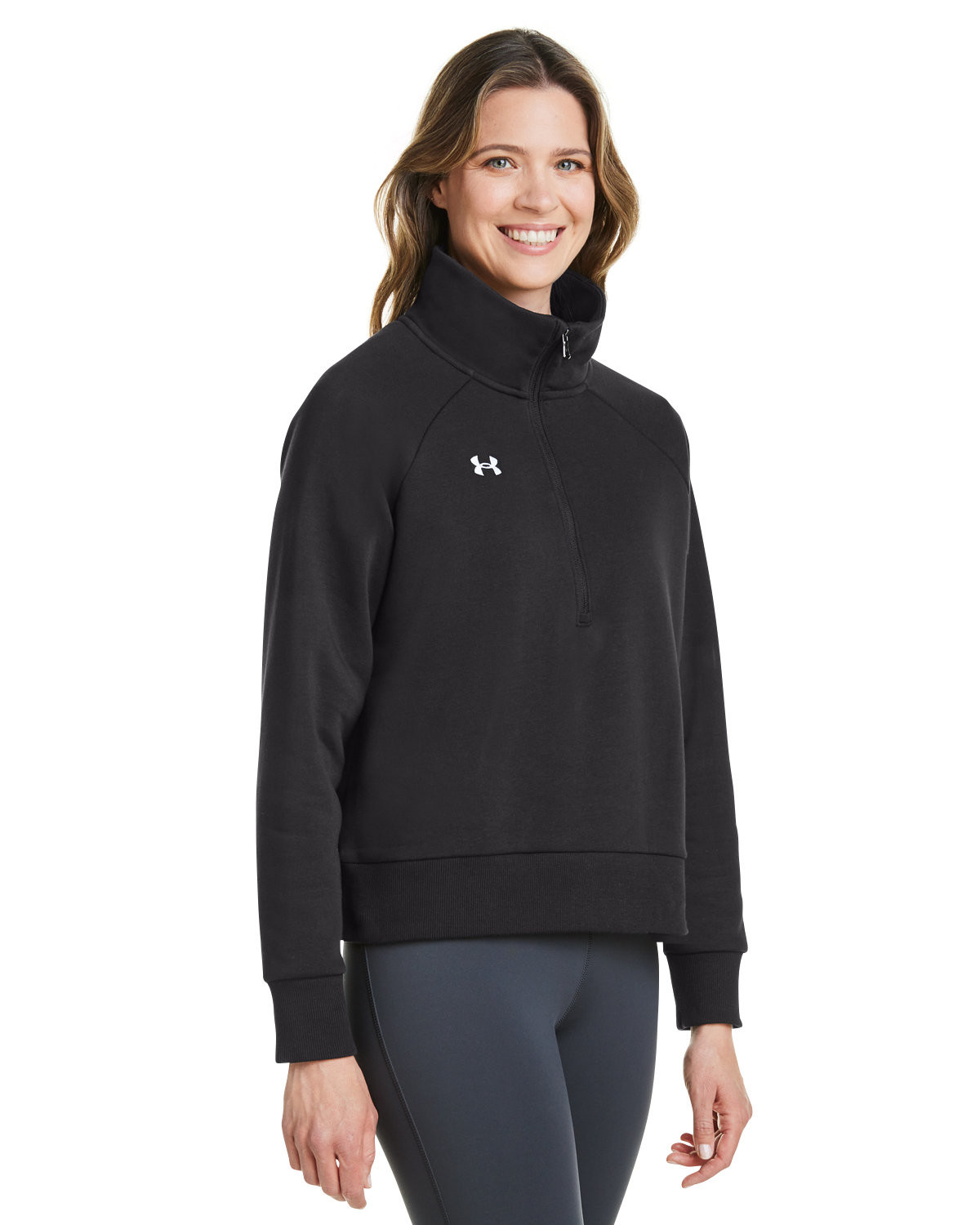 Under Armour Women's Rival Fleece Quarter-Zip Product Image