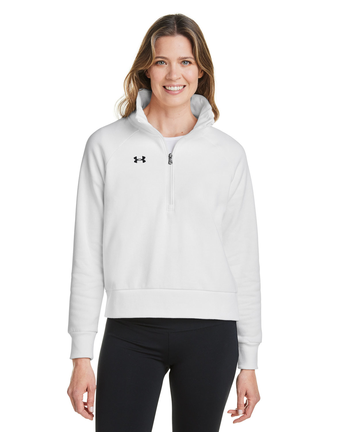 Under Armour Women's Rival Fleece Quarter-Zip Product Image