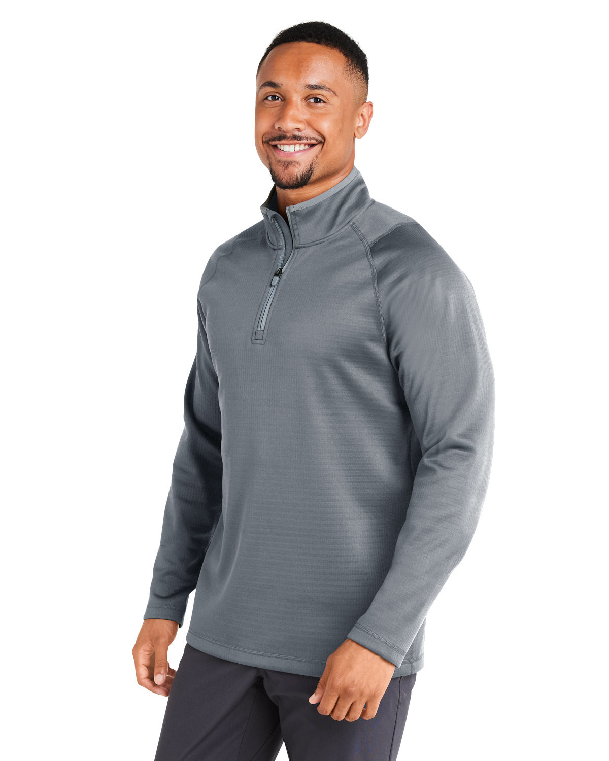 PUMA® Golf Men's Waffle Fleece Quarter-Zip Product Image