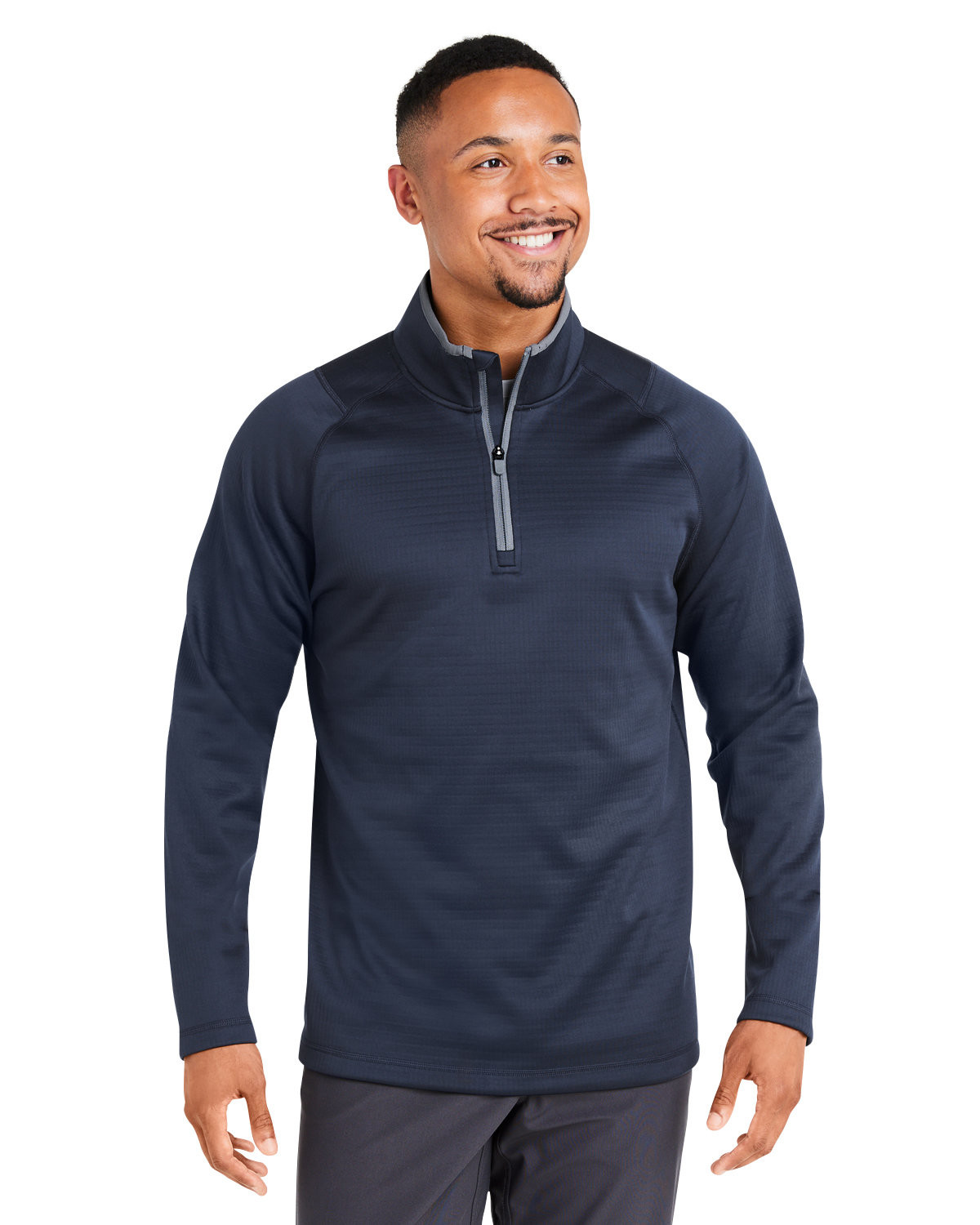 PUMA® Golf Men's Waffle Fleece Quarter-Zip Product Image
