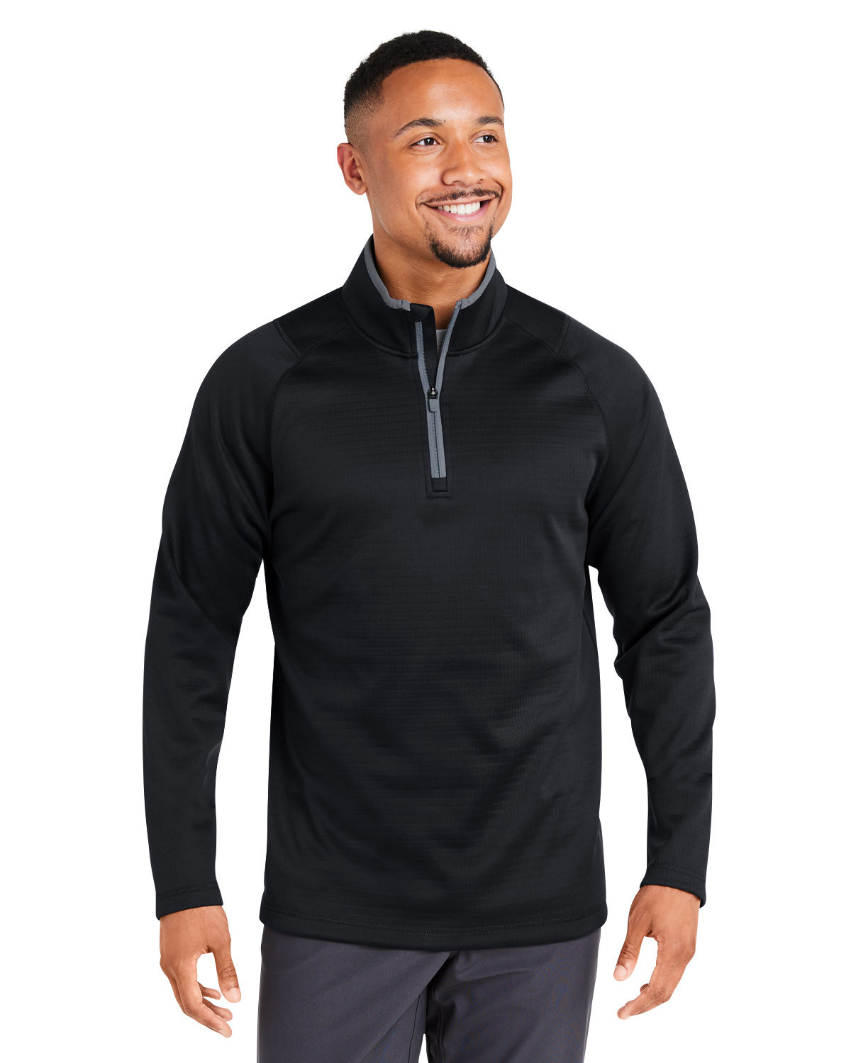 PUMA® Golf Men's Waffle Fleece Quarter-Zip Product Image