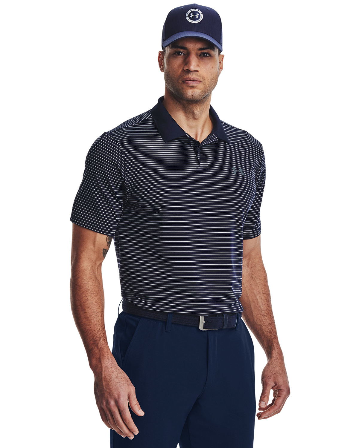 Under Armour Men's 3.0 Striped Performance Polo Product Image