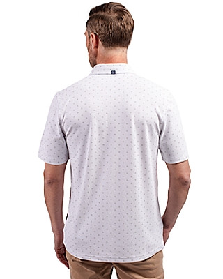 Cutter & Buck® Men's Virtue Eco Pique Tile Print Recycled Polo Product Image