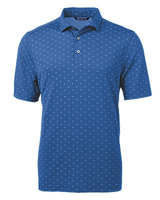 Cutter & Buck® Men's Virtue Eco Pique Tile Print Recycled Polo Product Image