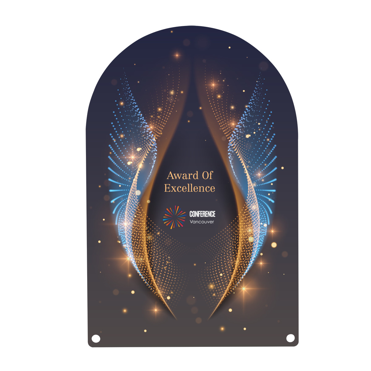 Arch Rectangle 10" Acrylic Award Product Image