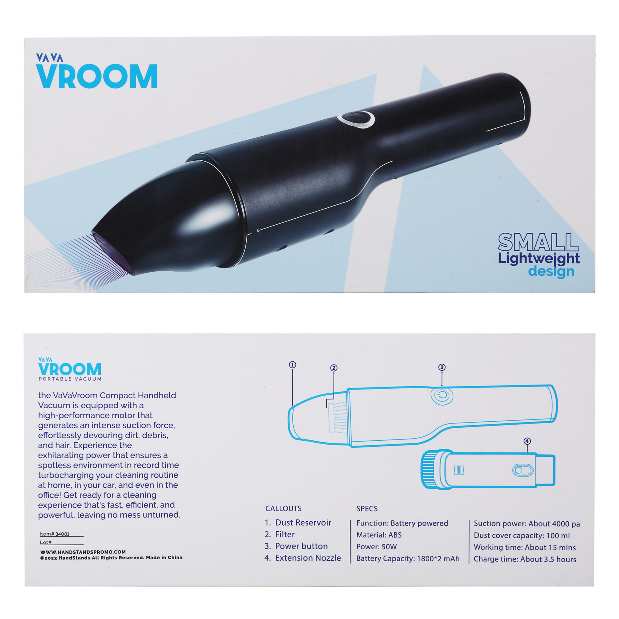 Vavavroom Handheld Vacuum Cleaner Product Image