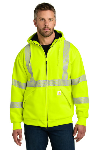 Carhartt® ANSI 107 Class 3 Lined Full-Zip Sweatshirt Product Image