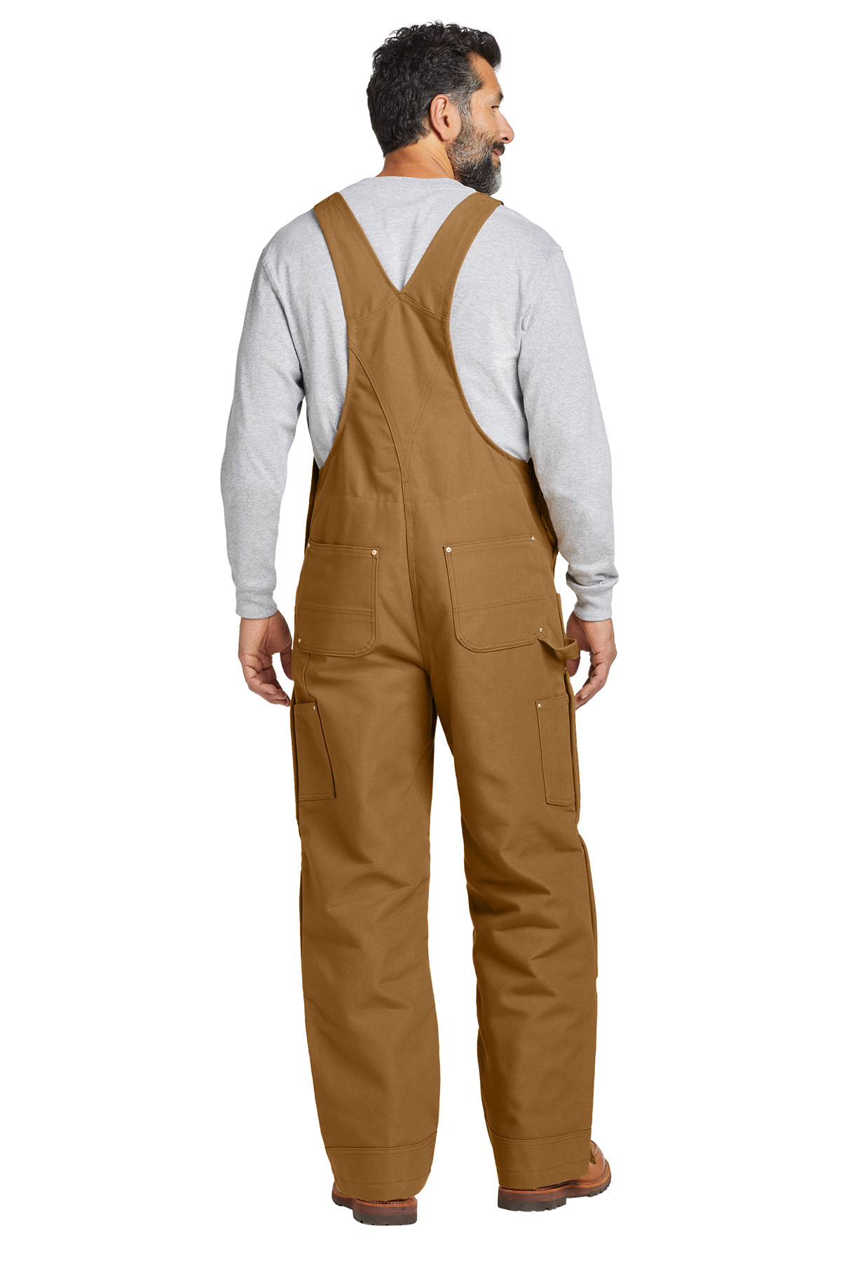 Carhartt® Tall Firm Duck Insulated Bib Overalls Product Image