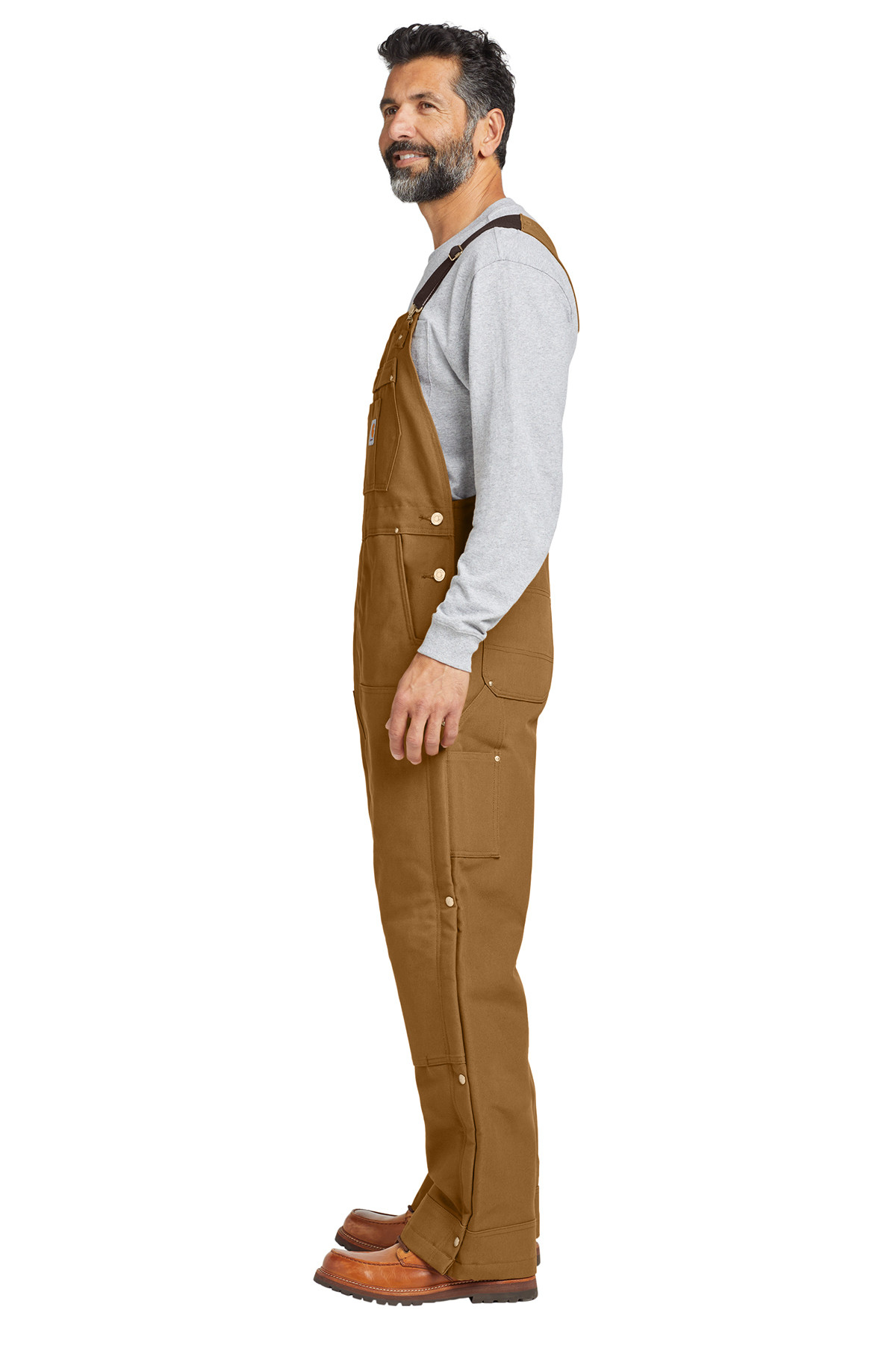 Carhartt® Tall Firm Duck Insulated Bib Overalls Product Image