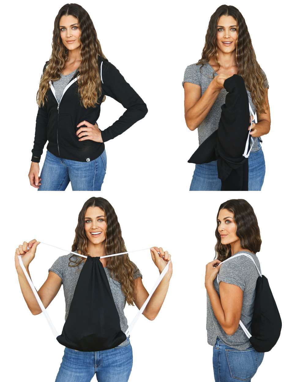 Quikflip 2-in-1 Women's Hero Hoodie Lite Full-Zip Product Image