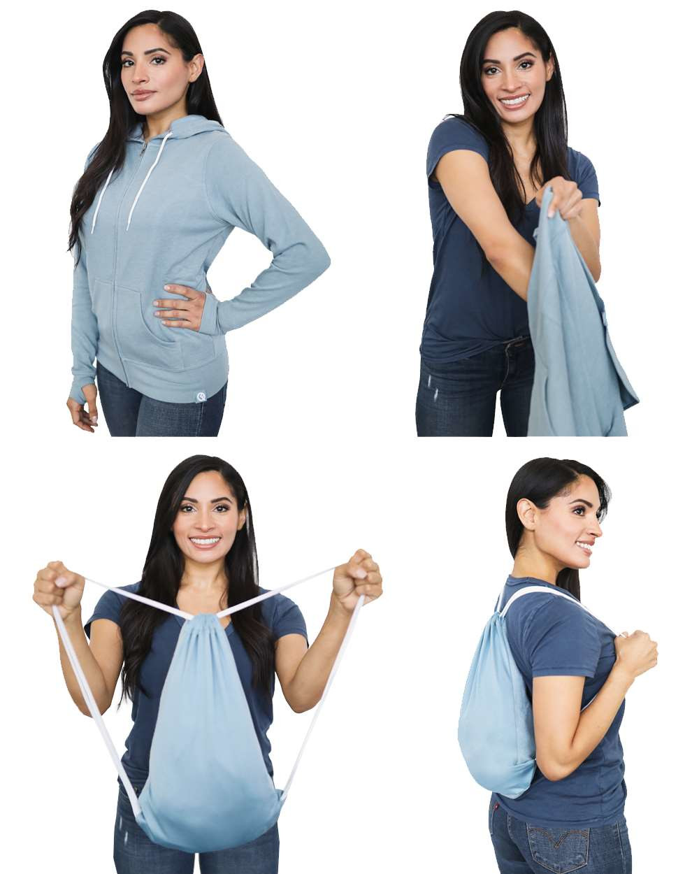 Quikflip 2-in-1 Women's Hero Hoodie Lite Full-Zip Product Image