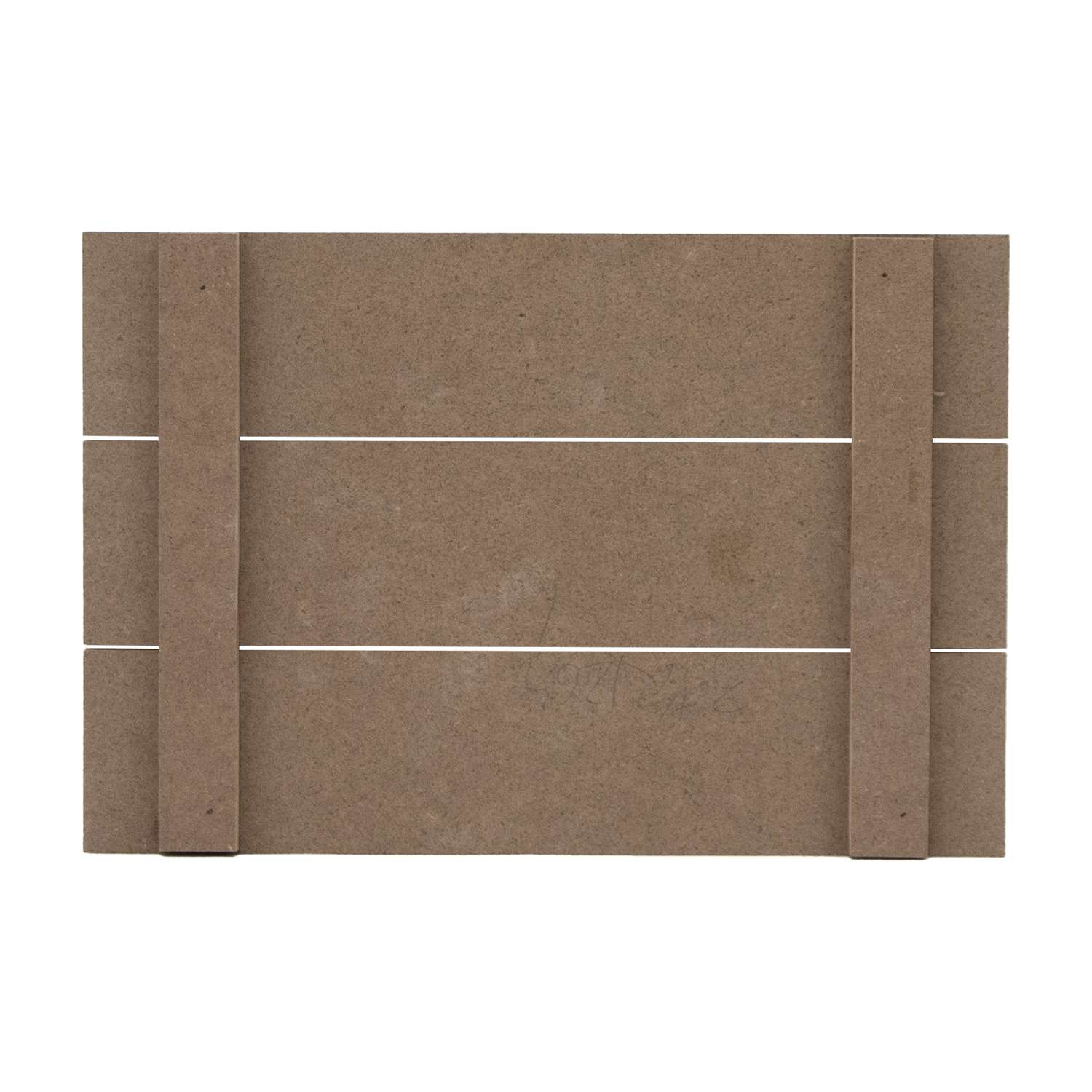 8" x 12" MDF Slatted Wood Print Product Image