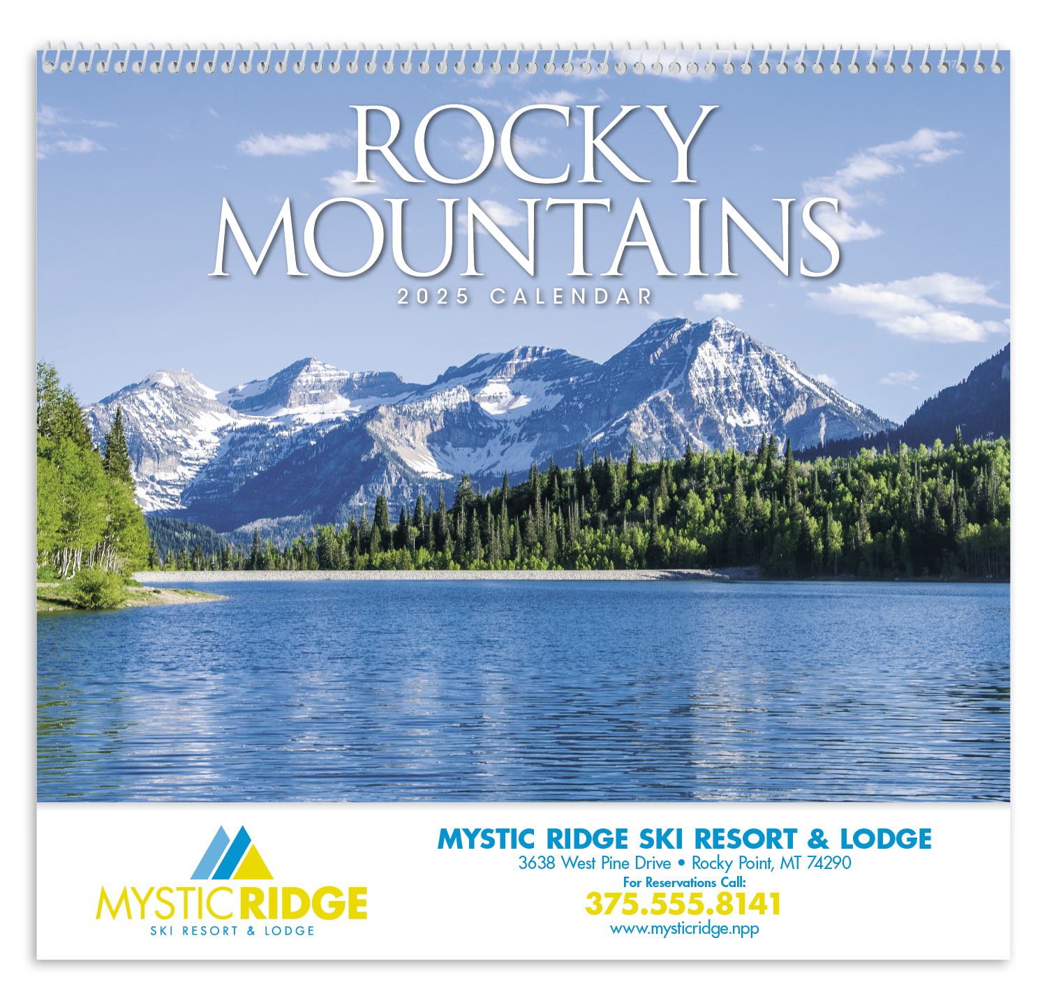 Rocky Mountains Spiral Calendar Product Image