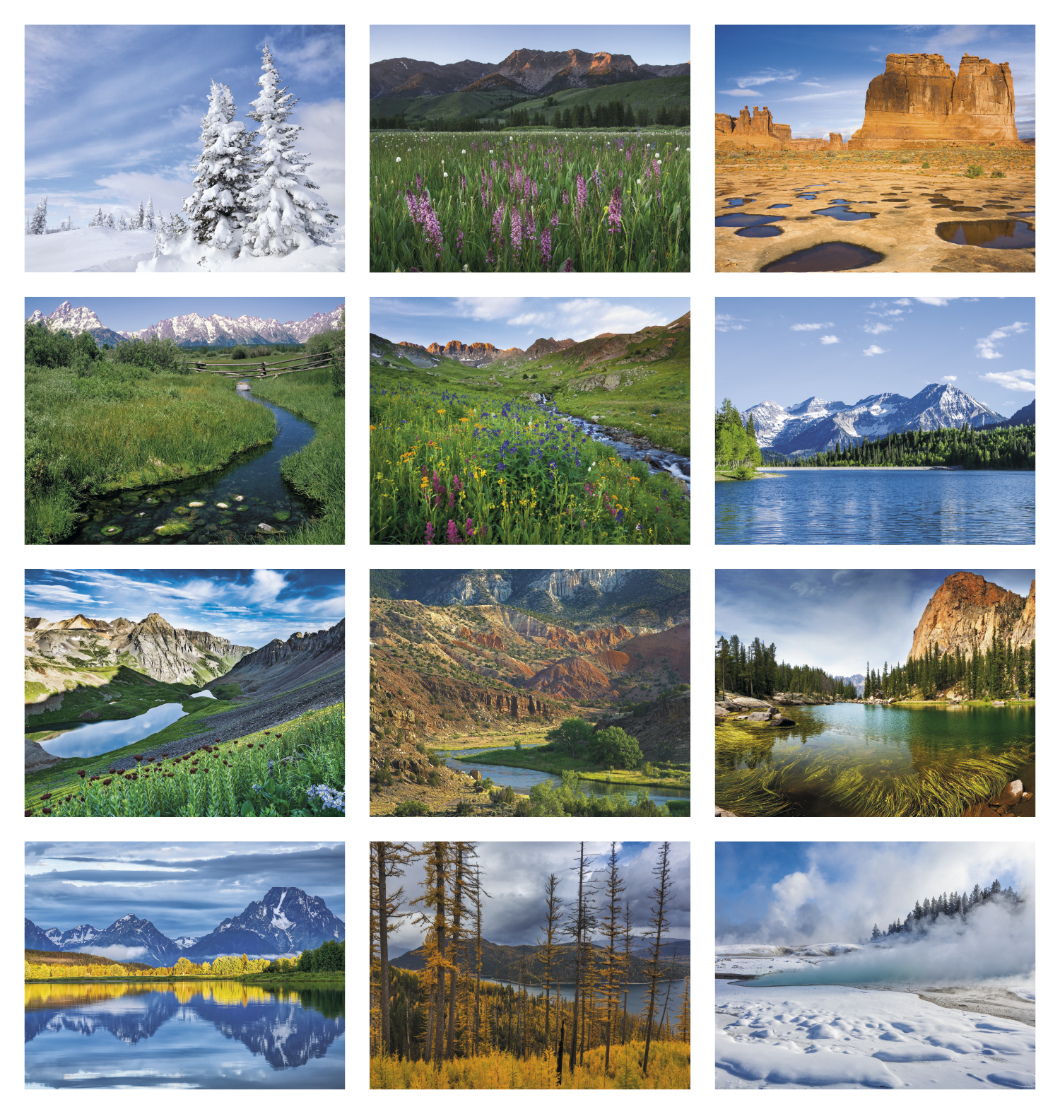Rocky Mountains Spiral Calendar Product Image
