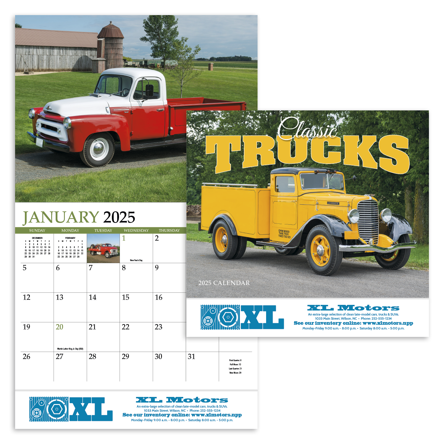 Classic Trucks Stapled Calendar Product Image