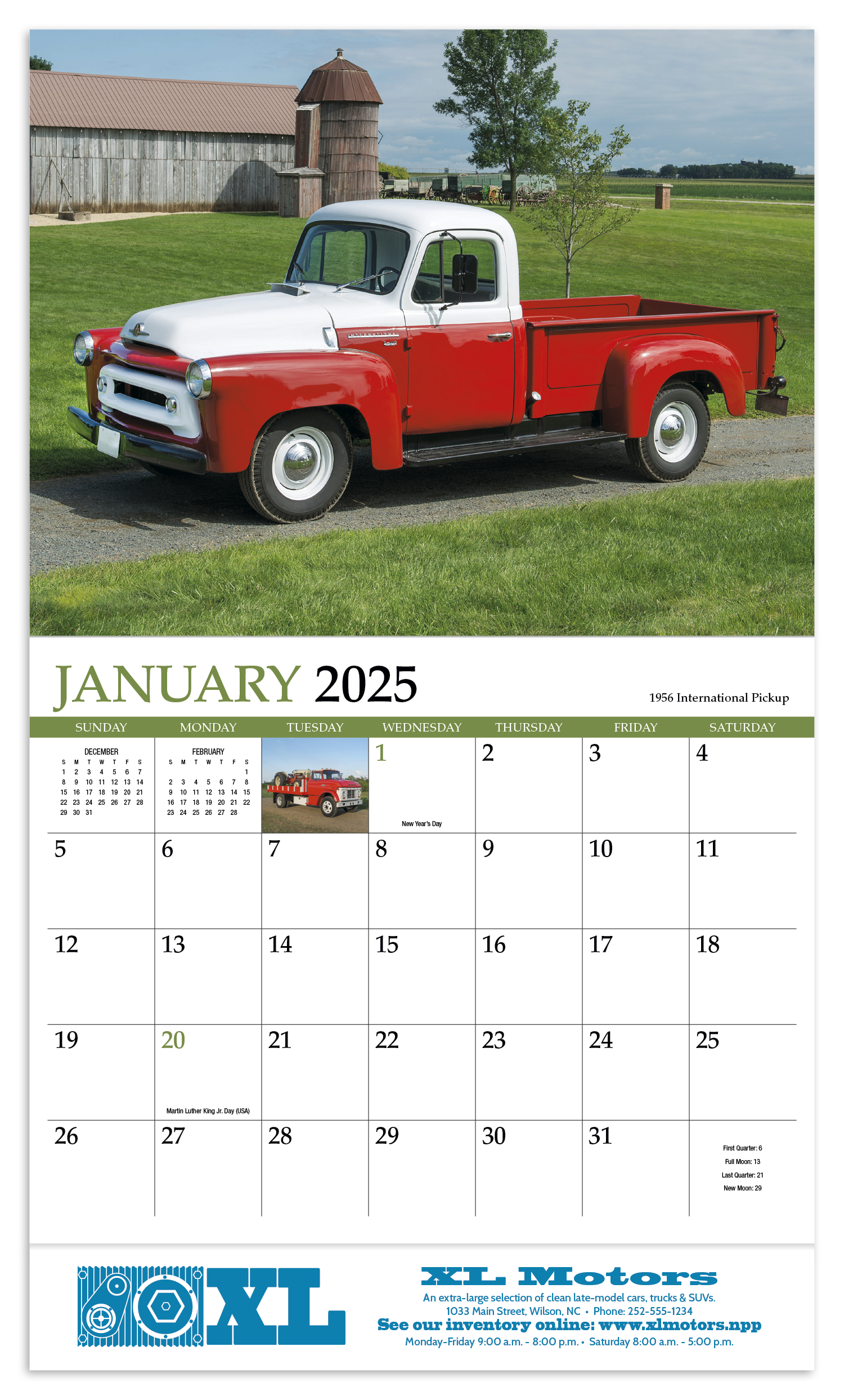 Classic Trucks Stapled Calendar Product Image