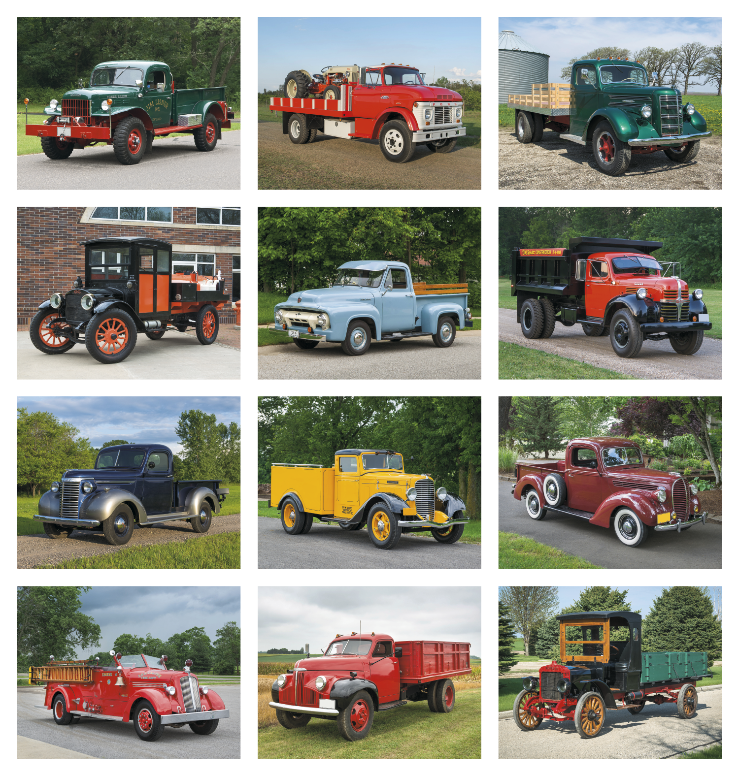 Classic Trucks Stapled Calendar Product Image