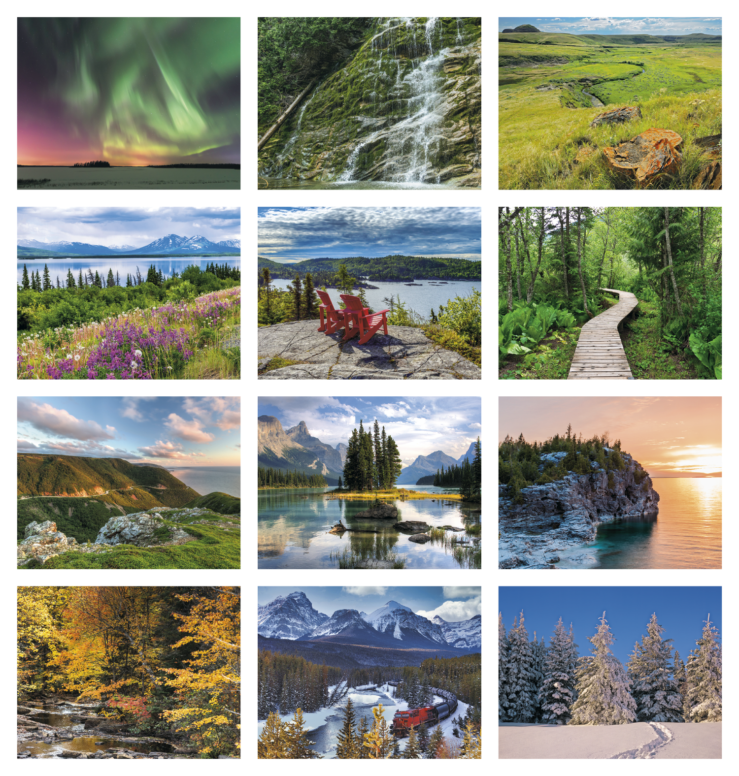 Canadian National Parks Spiral Calendar Product Image