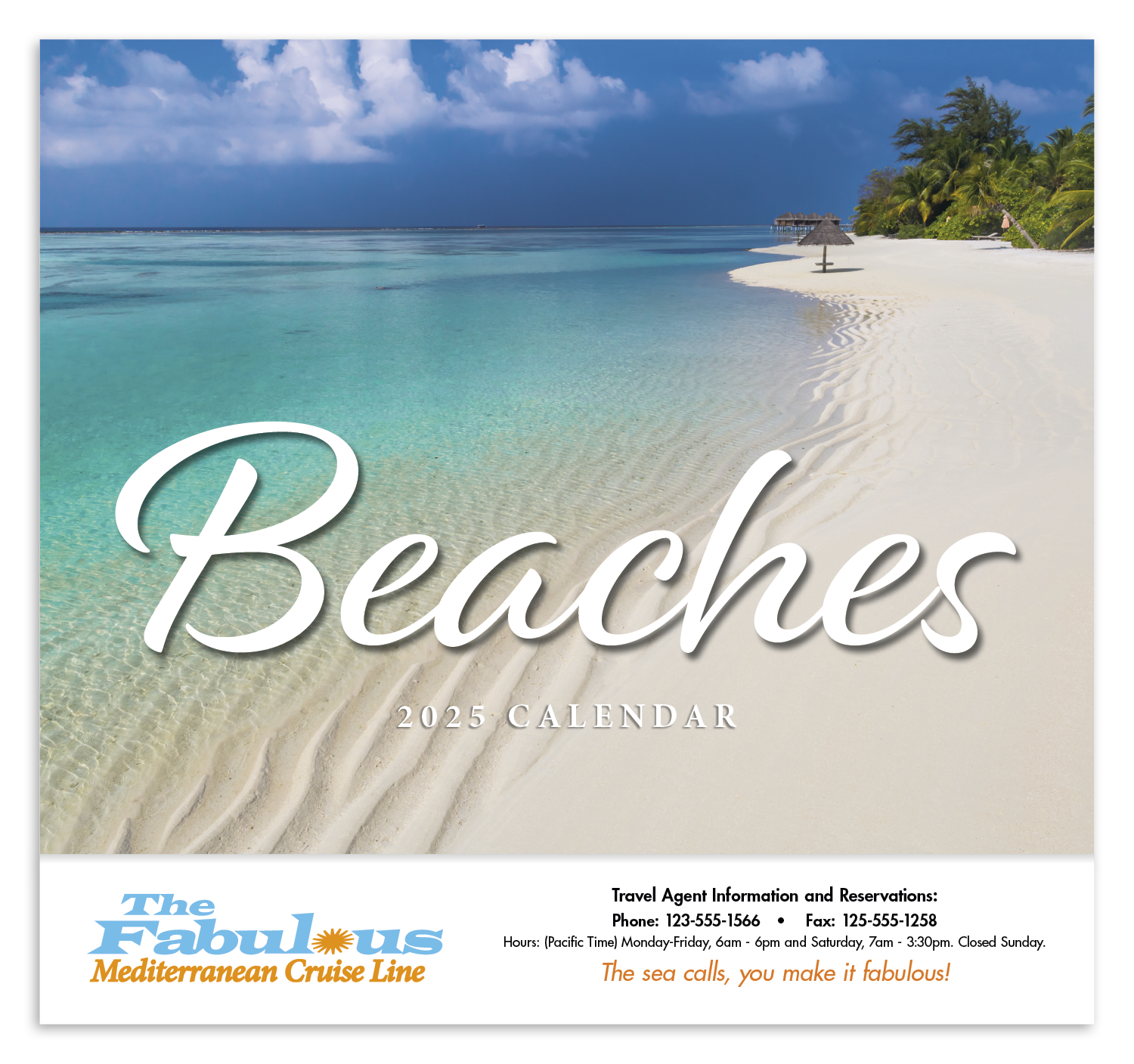 Beaches Stapled Calendar Product Image