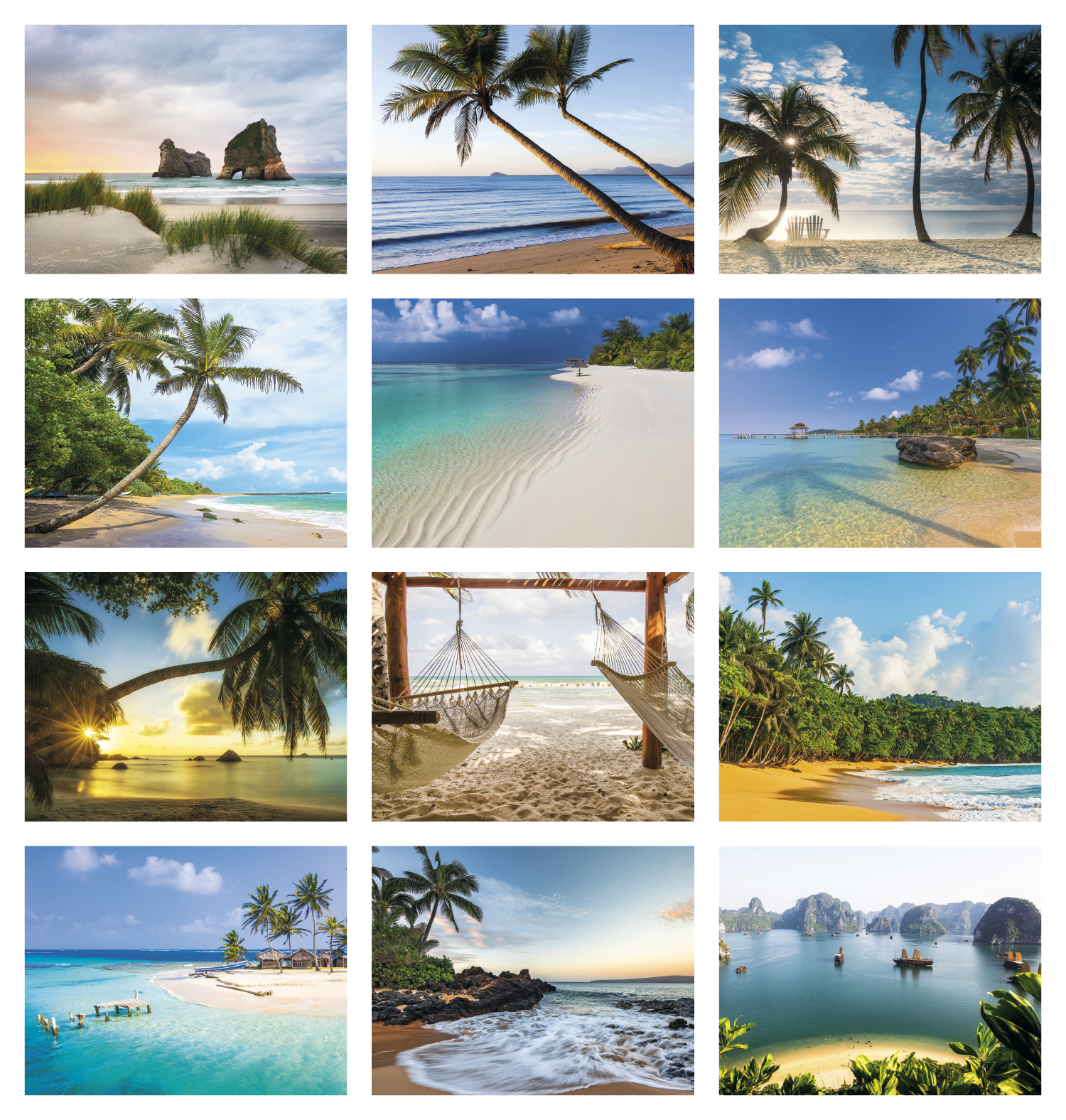 Beaches Stapled Calendar Product Image