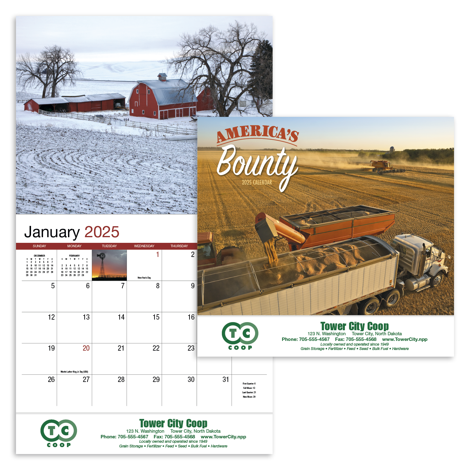 America's Bounty Stapled Calendar Product Image