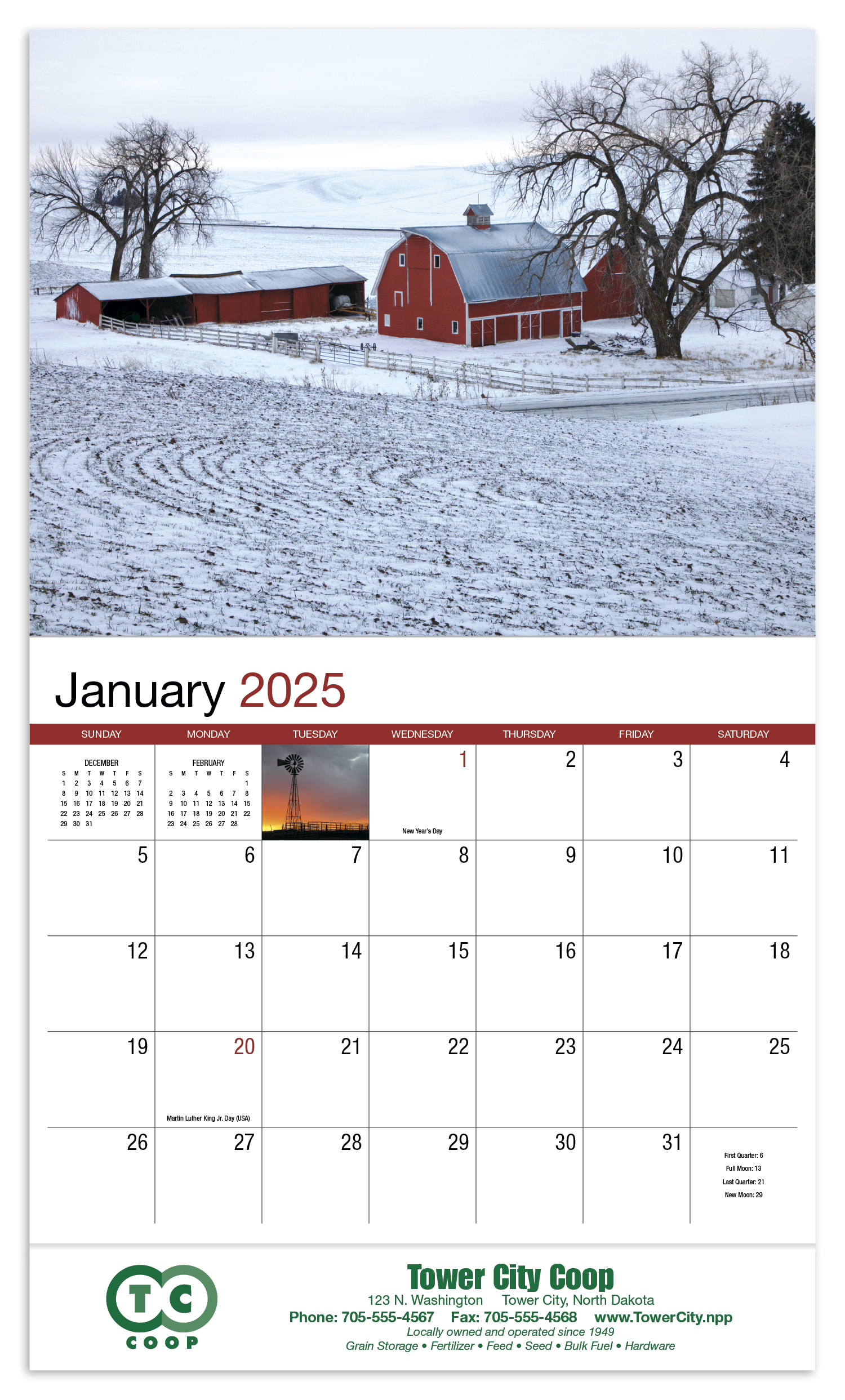 America's Bounty Stapled Calendar Product Image