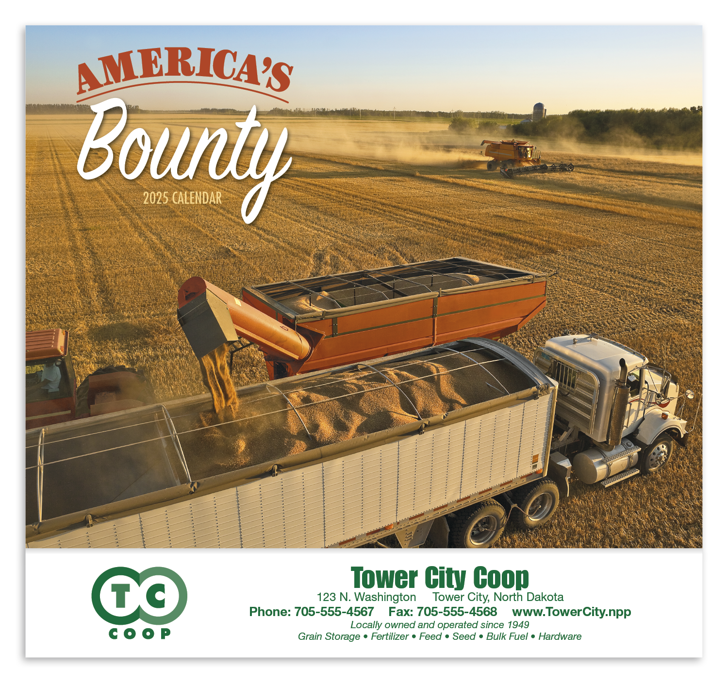 America's Bounty Stapled Calendar Product Image