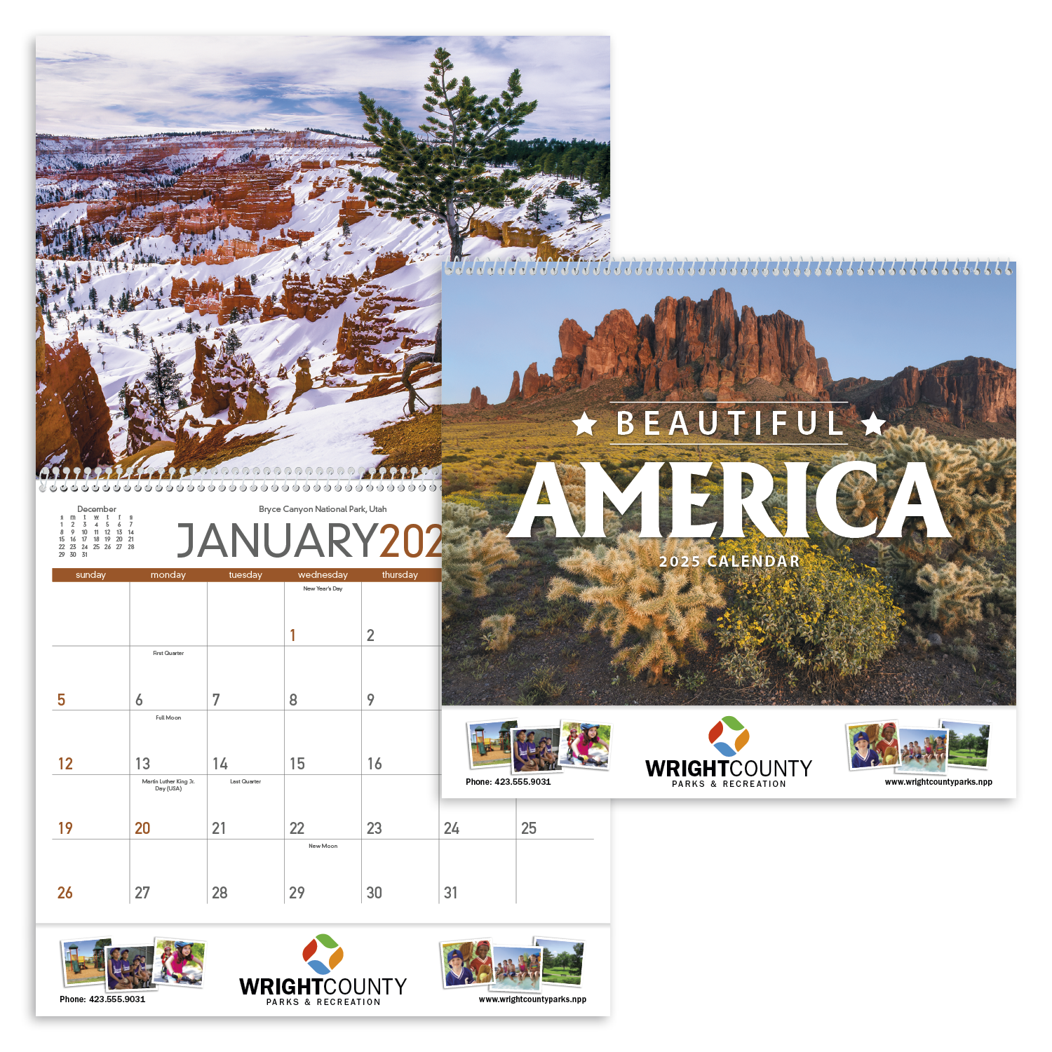 Beautiful America Calendar Product Image