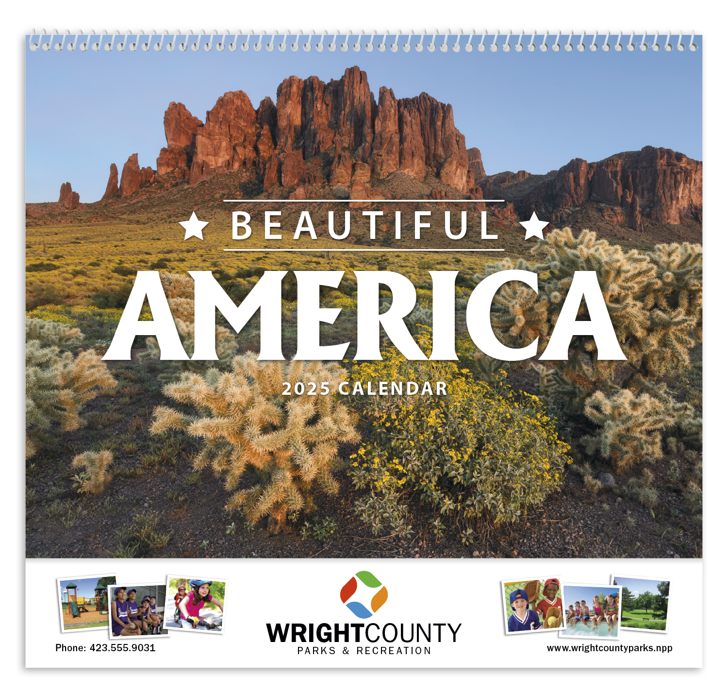 Beautiful America Calendar Product Image