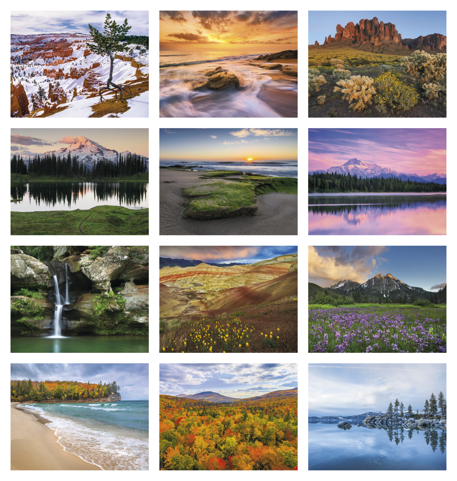 Beautiful America Calendar Product Image